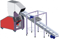 Подаващ конвейр с магнитен сепаратор